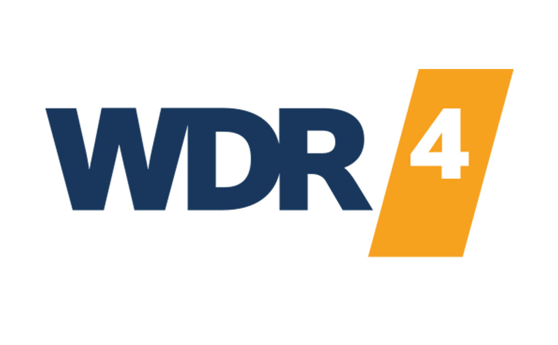 Logo des Programms Radio WDR4, ein Radiosender des WDR, einem regionalen �ffentlich-rechtlichen Rundfunksender in Nordrhein-Westfalen, Deutschland